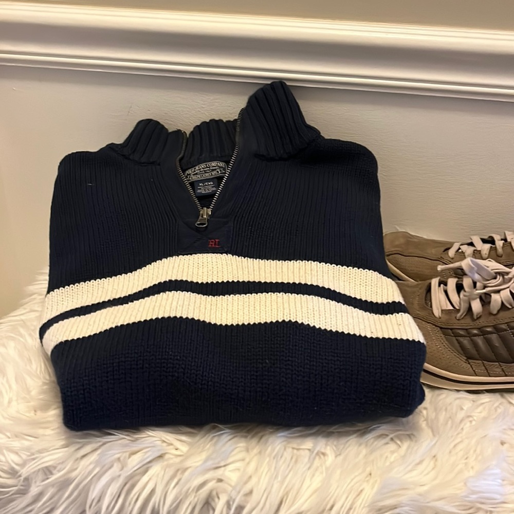 Polo Jeans Company quarter zip up sweater